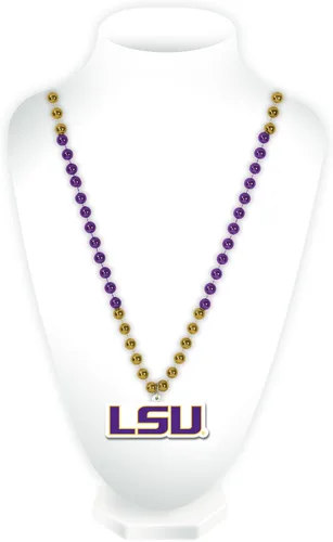 Vista 41 de Rico Industries NCAA Fan Shop - Cuentas estilo Mardi Gras con logotipo del equipo 3-Color del