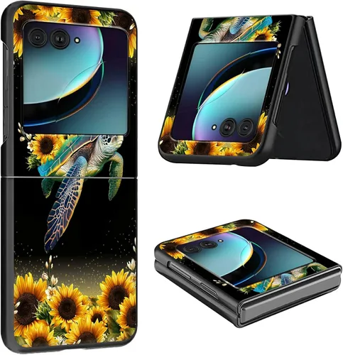 Vista 28 de Funda para Moto Razr Plus 2023 para Motorola Razr Plus Funda delgada y ligera de policarbonato duro a prueba de golpes Funda protectora para Audio