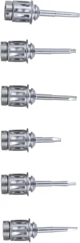 Vista 8 de NSKI Kit de prótesis de llave dinamométrica de implante, herramientas de destornillador universal, trinquete 10-70NCM con kit de controladores