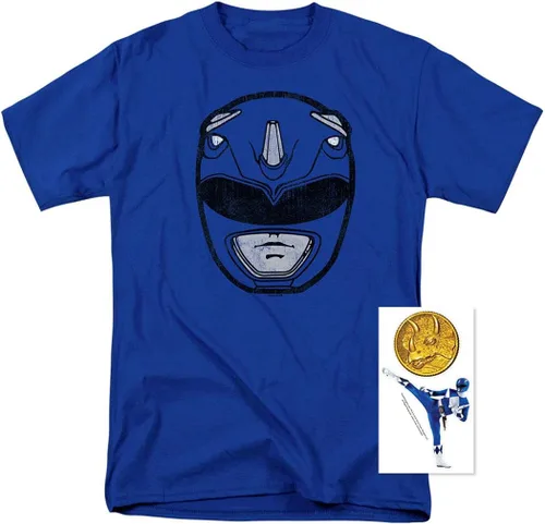 Vista 2 de Power Rangers Masks Helmets - Camiseta y pegatinas