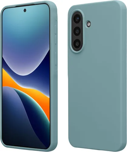 Vista 247 de kwmobile Funda Compatible con Samsung Galaxy A14 5G - Funda de teléfono de TPU y silicona con acabado suave - Verde Lima