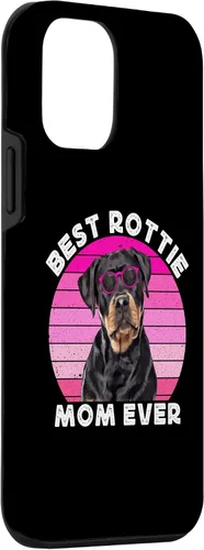 Vista 3 de Funda para iPhone 12 mini Rottweiler Mom para mujer, diseño vintage de Rott Mama Rottie