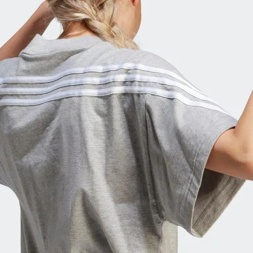 Vista 7 de adidas Camiseta Future Icon Three Stripes para mujer, PARENT