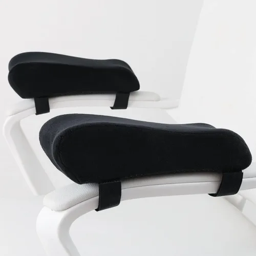 Vista 7 de LargeLeaf Reposabrazos para silla, cojines de gel refrescante, almohada de codo, alivio de presión, silla de oficina, silla de juegos, reposabrazos