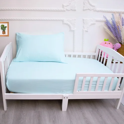 Vista 8 de FLXXIE Juego de ropa de cama de microfibra de 4 piezas, color aguamarina Aqua