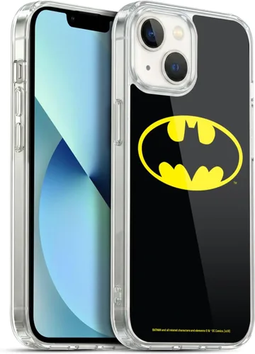 Vista 117 de Head Case Designs Funda de gel con licencia oficial de Batman DC Comics Bat Signal Logos [protección de grado militar] compatible con Apple iPhone 7