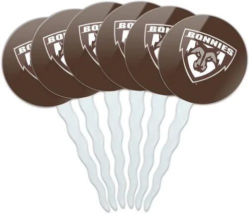 Vista 301 de Abilene Christian - Juego de 6 palillos para cupcakes con logotipo secundario