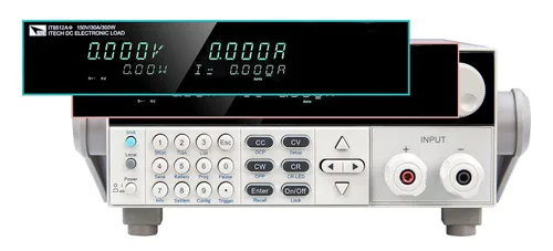 Vista 12 de ITECH Programmable DC Electronic Load Single-Channel IT8511A+