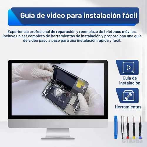 Vista 6 de Reemplazo del altavoz del oído del iPhone 8 Plus con el auricular