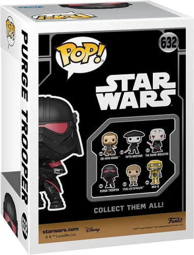 Vista 3 de POP Star Wars: OBI-Wan - Figura de vinilo Funko de Purge Trooper (con funda protectora de caja compatible), multicolor, 3.75 pulgadas