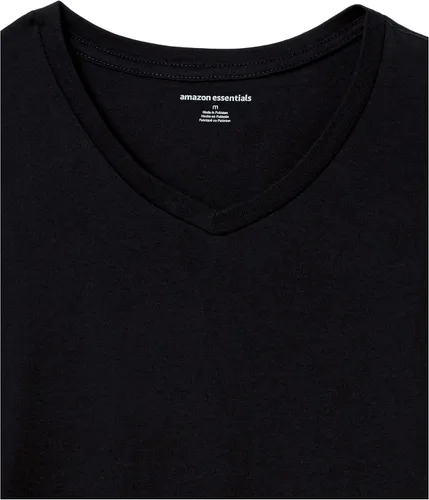 Vista 6 de Tienda Essentials Camiseta con cuello en V para hombre, paquete de 6