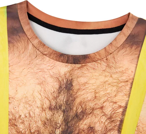 Vista 3 de uideazone Camiseta unisex de manga corta con estampado creativo 3D con cuello redondo