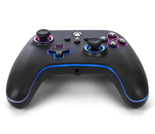 Vista 11 de PowerA Advantage Wired Controller for Xbox Series XS with Lumectra - Black, gamepad, wired video game controller, gaming controller, works with Xbox