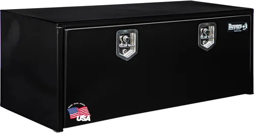 Vista 20 de Buyers Products 1703349 - Caja de acero negro para debajo de la carrocería con pestillo de mango en T, 14 x 12 x 18 pulgadas, caja de herramientas