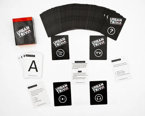 Vista 7 de Urban Trivia Game - ¡Juego de cartas para la cultura! TV, películas, música, deportes y experiencias de la comunidad afroamericana. Ideal