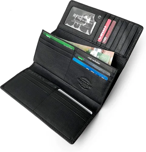Vista 5 de Club Rochelier FULL LEATHER LADIES CLUTCH WALLET WITH GUSSET