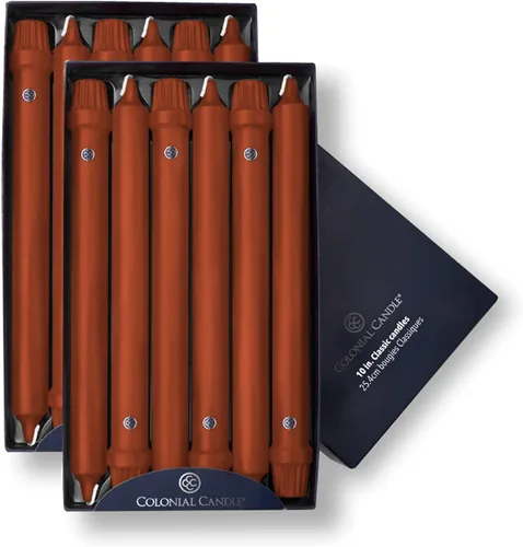 Vista 73 de Colonial Candle Handipt Collection - Vela cónica sin perfume, color blanco, 6 pulgadas, paquete de 12, hasta 4 horas de combustión