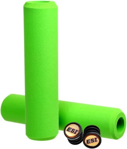 Vista 11 de ESI Grips Extra Chunky - Puños de MTB de silicona - Comodidad y control máximos para ciclistas de bicicleta de montaña y bicicleta eléctrica, Puños