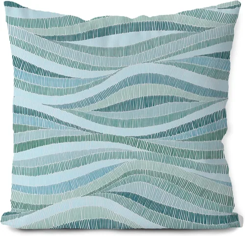 Vista 5 de Fundas de almohada estilo bohemio coloridas, decoración moderna de mediados de siglo, fundas de almohada con estampado bohemio de 20x20, funda