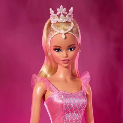 Vista 4 de Barbie Signature Ballet Wishes - Muñeca rubia con tutú rosa