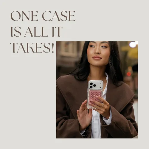 Vista 6 de Walli Fundas magnéticas para iPhone 14, compatible con cartera