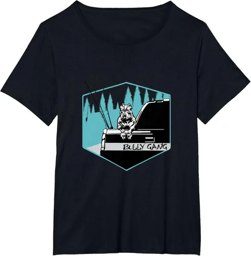 Vista 32 de Camiseta American Bully Gang, Negro