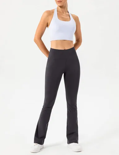 Vista 3 de Lavento Pantalones de yoga acampanados para mujer con corte de bota