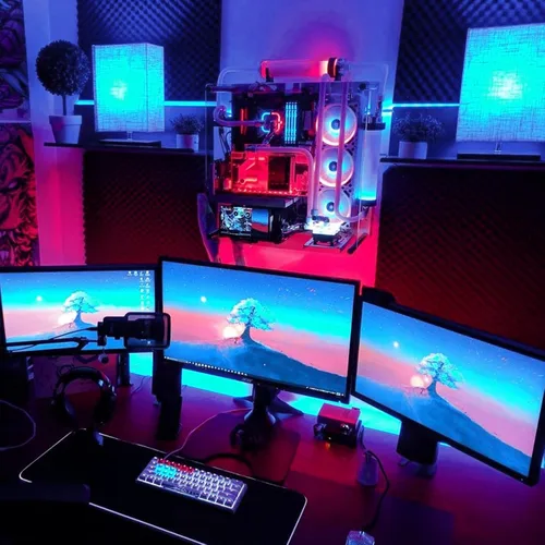 Vista 4 de Ourbest El Panel de luz de hoja 2 piezas – Máscara de papel electrouminiscente cortable para iluminación de ojos DIY Cosplay decoración de fiesta