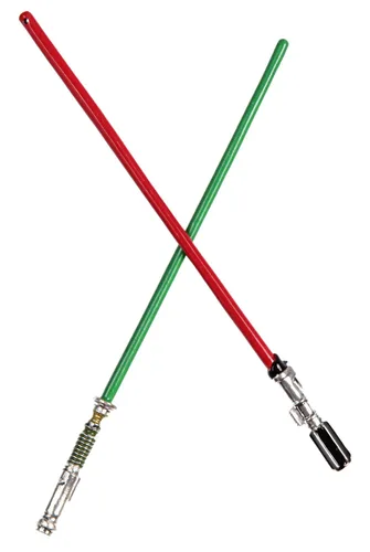 Vista 3 de Star Wars Luke Skywalker y Darth Vader - Palos para el cabello con sable láser