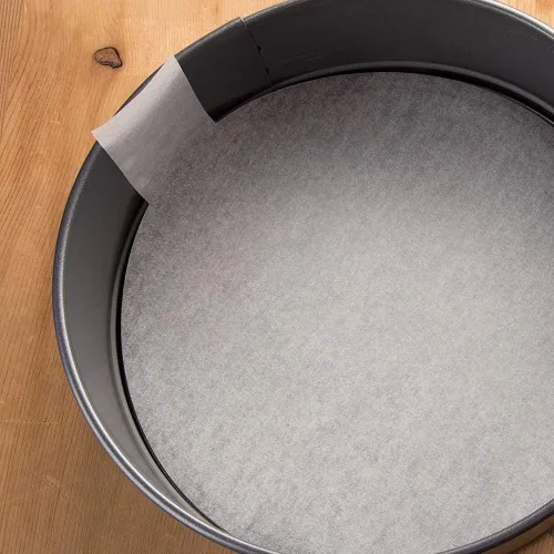 Vista 4 de 100 piezas de papel de pergamino blanco de 6 pulgadas con pestañas de elevación para cocinar pasteles horneados horno holandés