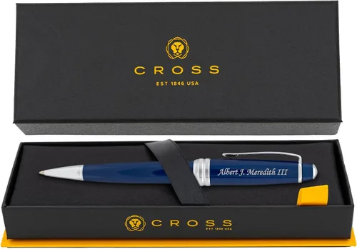 Vista 9 de Cross Bailey - Bolígrafo personalizado en laca negra con ribete cromado Negro