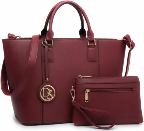 Vista 12 de Dasein Women Satchel Purse Handbag Shoulder Bag Work Tote Bag with Matching Clutch