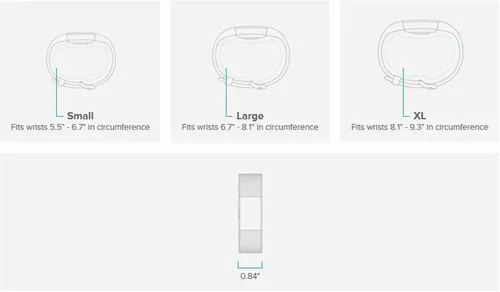 Vista 9 de 2 muñequeras Fitbit Charge de ritmo cardíaco + fitness, FB407SBUL, Azul, 1, 1