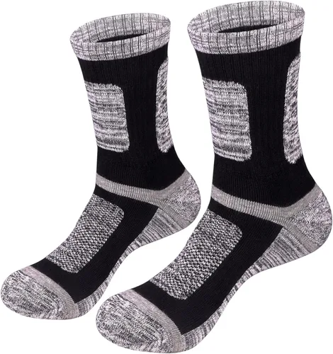 Vista 2 de YUEDGE Calcetines atléticos para hombre calcetines térmicos cálidos de invierno calcetines acolchados para botas de trabajo para hombres 9-11 10-13