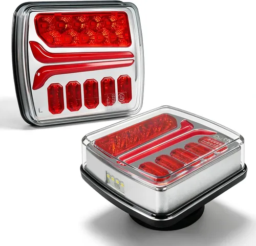 Vista 5 de NeaLia CD033 Magnetic Wireless Trailer Lights, LED Tow Light Kit Ámbar