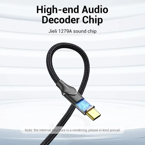 Vista 7 de VENTION Cable de audio USB C a 2 RCA, cable tipo C a RCA, conector 2RCA, línea de audio USB-C, adaptador de cable RCA a altavoz para estéreo
