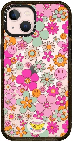 Vista 68 de CASETiFY Funda Impact para iPhone 13 [Protección contra caídas de grado militar 4X de 8.2 pies/Compatible con Magsafe] - #1 Mom - Transparente