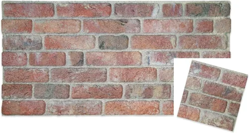 Vista 22 de IZODEKOR Paneles de pared 3D con efecto ladrillo, revestimiento, aspecto de piedra, revestimiento de espuma de poliestireno para sala de estar