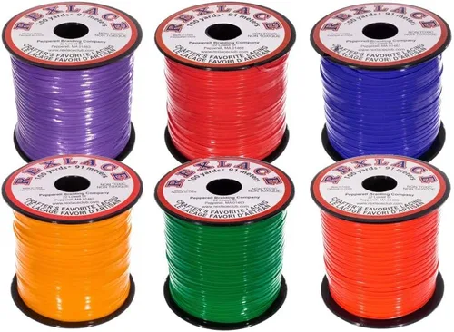 Vista 4 de Craft County Rexlace - Paquete multicolor de 100 yardas de cada color (primario transparente)