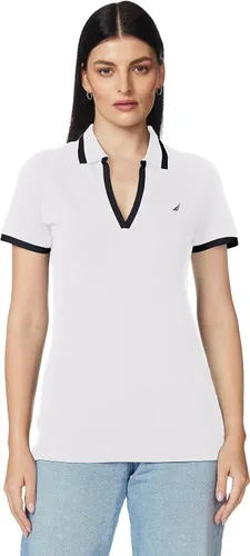 Vista 18 de Nautica - Polo de algodón elástico para mujer Cobalto brillante