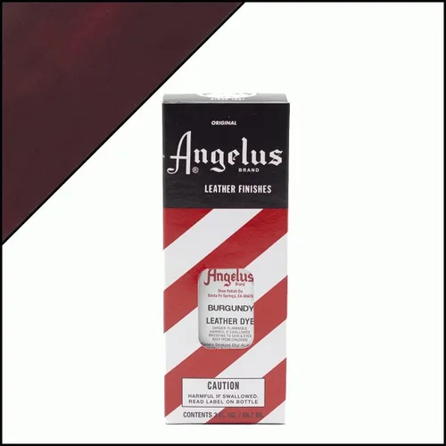 Vista 2 de Angelus Tinte para cuero Borgoña - 3 onzas