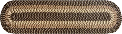 Vista 50 de La colección Better Trends Alpine Braid es una alfombra reversible para interiores duradera y resistente a las manchas 100% polipropileno
