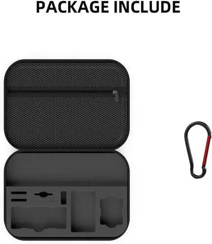 Vista 8 de Osmo Pocket 3 Mini Case, bolsa protectora de almacenamiento de PU portátil para DJI Osmo Pocket 3 Kit estándar y DJI Osmo Pocket 3 Power Expansion