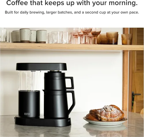Vista 8 de Ratio Six Series 2 - Cafetera de goteo, jarra térmica de 8 tazas Negro