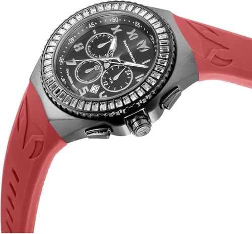 Vista 3 de TechnoMarine Ocean Manta TM-221038 - Reloj de cuarzo para hombre, Borgoña