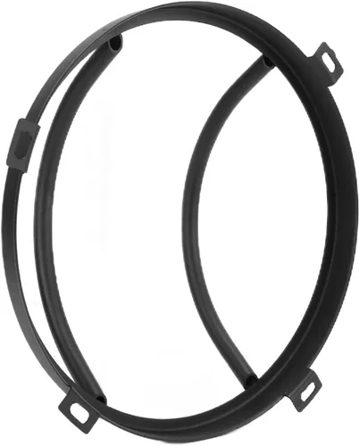 Vista 6 de Fydun Funda para parrilla de faros delanteros, par de protectores de hierro negro para Wrangler JK 2007-2017