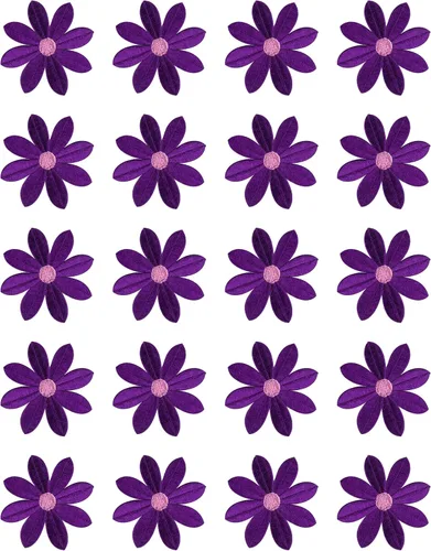 Vista 13 de 20 piezas de 2.7 pulgadas de margaritas grandes de hierro bordados con apliques florales para ropa, cortina, almohada, manta, adornos, zapatos