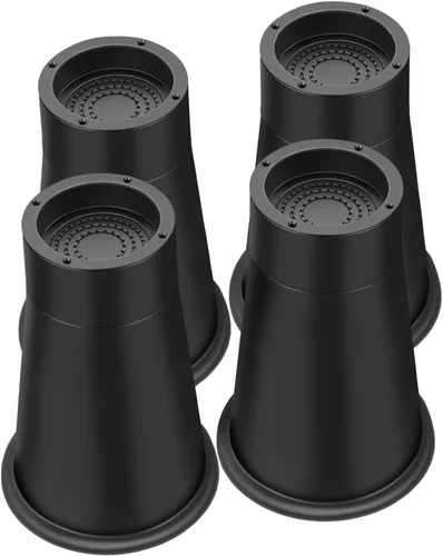 Vista 13 de ANNKUT Elevador de Cama de 1 Pulgada de Alta Resistencia, Elevador Redondo de Muebles para Cama, Escritorio, Mesa, Sofá, Soporte de Cama, Soporte