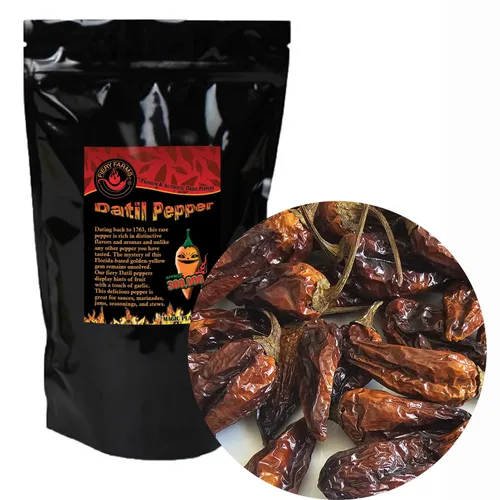 Vista 5 de Magic Plant 's Orange Datil - Cápsulas enteras secadas con datil fascinante y raro - Dulzura única y picante picante picante a diferencia de otros