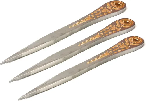 Vista 6 de ACEJET Stinger D2 Grizzly - Juego de 3 cuchillos antiguos